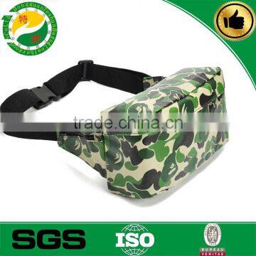 2015 New design camouflage printing polyester waist bag