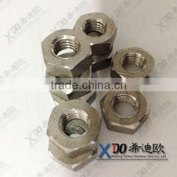 310S UNS S31008 EN 1.4845 stainless steel hex nuts fasteners