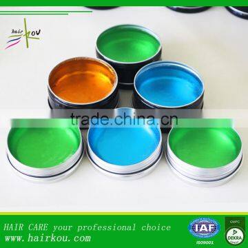 Strong Hold Water Soluable Based Shine Hair Styling Pomade Wax OEM