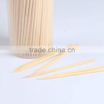 Single end long toothpicks bamboo fruit sticks