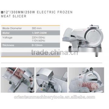 12" stainless steel commercial meat slicer machine