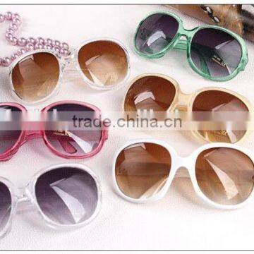 Fashion Big Frame Resin Lens Cheap logo Custom made Sunglasses