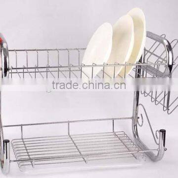 2 layers E-shaped Dish rack