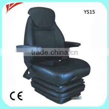 Universal seat armrests with suspension black color