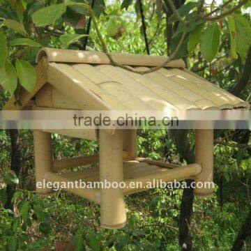 bamboo bird houses & feeders bird cages