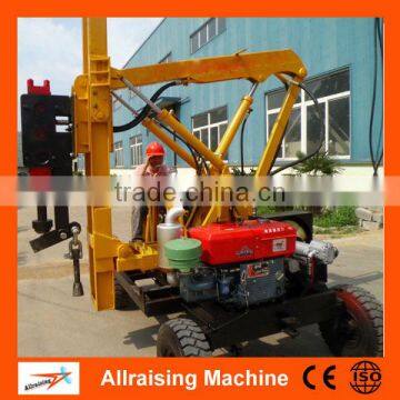 Road Construction Mini Hydraulic Pile Driving Machine