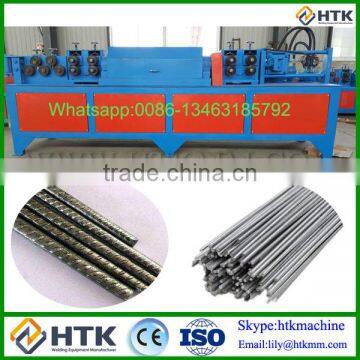 Hydraulic Steel wire straightening and cutting machine for round rebar, coiled bar, deformed rebar