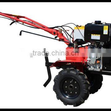 2015 hot sale 15hp diesel mini rotary tiller cultivator, depth cultivator power tiller
