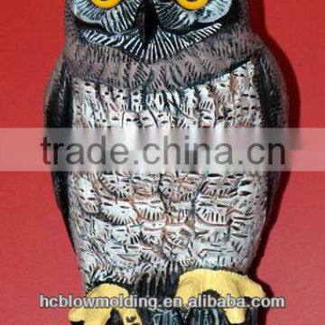 OEM Blow Molding Animal Crafts OWL Hunting Decoy Plastic Decoy For Sale