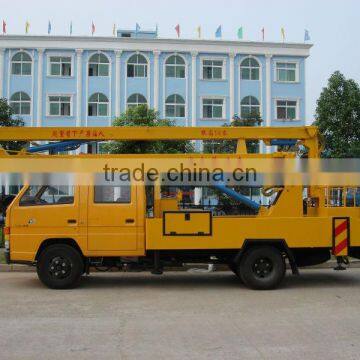 JMC folding arm High-altitude Operation Truck for hot sale,high lifting platform truck