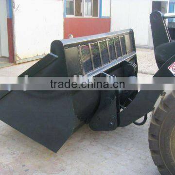 ZL16 wheel loader with grapple fork (CE-mark)