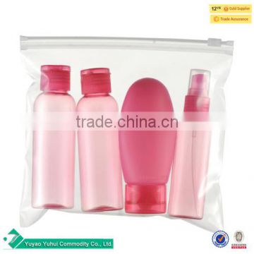 4Pcs Bottles Set Designer Plastic Cosmetic Bottle sets Travel Sets