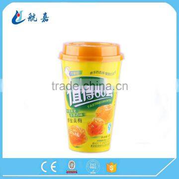 Custom Logo Printed Waxed Milk Tea/coffee Cold Drink Paper Cup photo-2