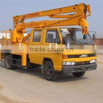 14 m High-altitude operation truck, 14 meter overhead working truck, 14 m bucket booming truck