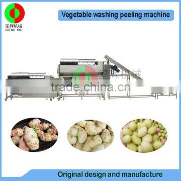 High quality easy clean french fries production line,automatic potato chips production line, multi-function potato peeler