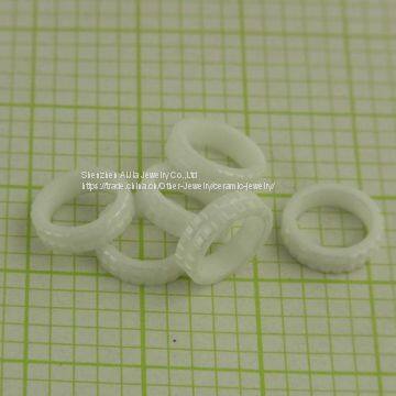 Round Fastener Ceramic Pendant Accessory Ceramic Ring