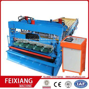 Metal roof glazed tile making forming  machine
