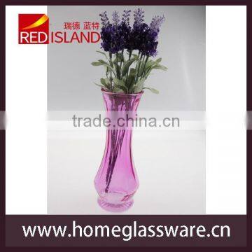 Hotsale Vintage Glass Swirled Pattern Flower Bud Vase photo-2