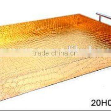 Popular Rectangular Tray With Two Metal Handles photo-3