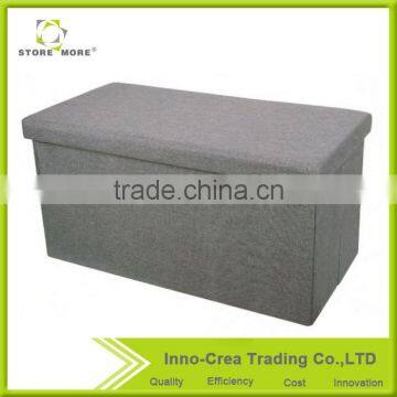 Hot Selling Multifunctional Linen Wholesale Fabric Ottomans photo-2