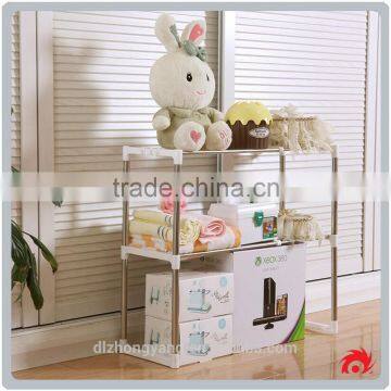 New Multifunction Stainless Steel Tool Kitchen 2 Layers Microwave Oven Organizer Holder Storage Shelf Rack