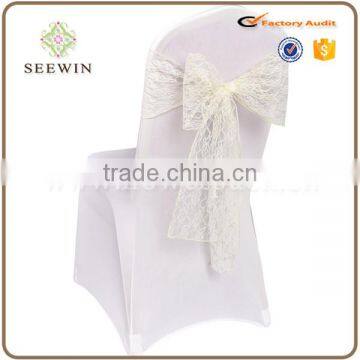 2016 Hotsale Ruffle Chair Sash With Lace for Wedding photo-4
