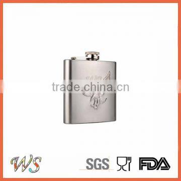 WSJJYY058 4 oz Stainless Steel Hip Flask photo-2