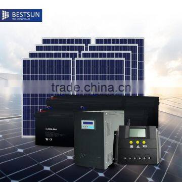 Bestsun Good Design on Grid Solar Panel 1000watt 2kw 3kw 4kw 5kw 6kw Solar System for Home photo-2
