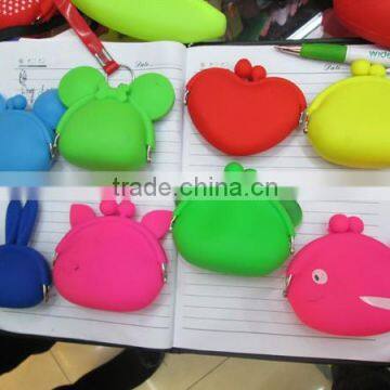 hot saling high quality 2015 3d animal silicone purse