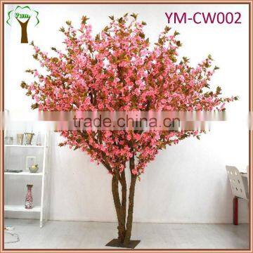 real wood trunk artificial cherry blossom flower tree