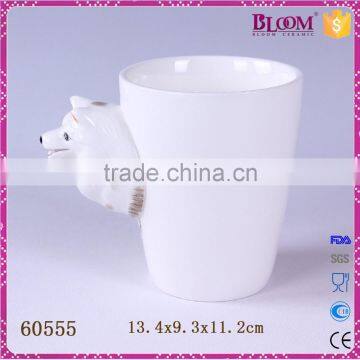 3D Lovely Animal Desgin Wholesale Ceramic Mugs photo-3