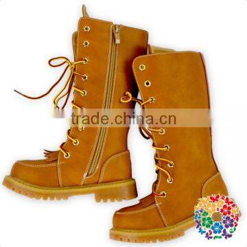 Cute Brown Baby Cowboy Boots Fashion Western Cowboy Boots Black Girls Long Boots photo-5