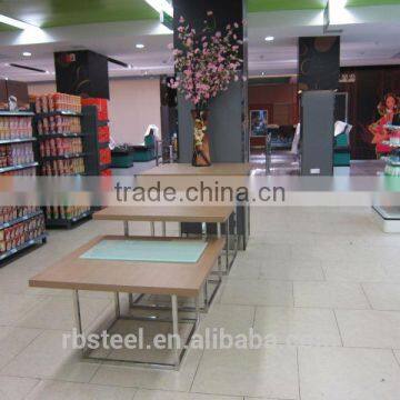 2014 Hot Sale & Flexible Advertising Promotion Table, Exhibition Promotion Counter, promotor promotion table