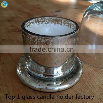 Cloche Glass Bell Dome With Base photo-3