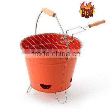 Outdoor BBQ Portable Barbecue Bucket Festival Camping Grill