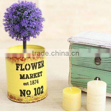 Wholesale Decorative Baby Bucket Small Metal Hanging Flower Bucket photo-2