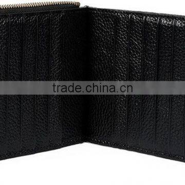 Genuine Leather Multi Card Holder Wallet With Zipper Pocket for Men&Women photo-5