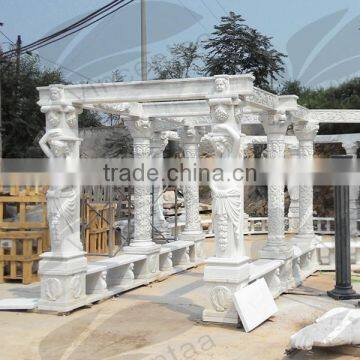 Hot Sale Marble Gazebo for Garden Decoration VGB--001 photo-2