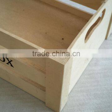 Natural Color Plywood Wooden Crate for Milk Friut photo-4