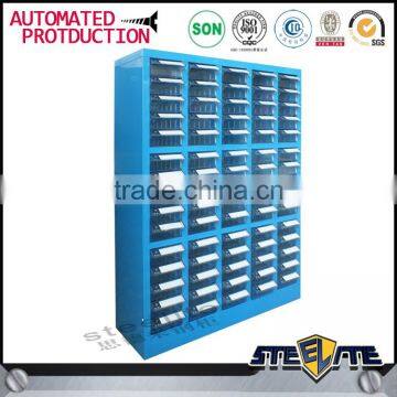 Steel workshop plastic storage cabinets with 75 drawers