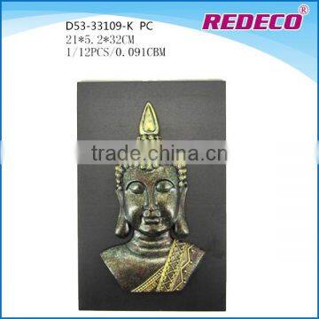 Home decoration buddha resin plaque