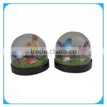 Plastic bird water globe for easter gift