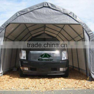 Fabric Barn Style Car Shelter , Car Parking Tent , Portabel Fabricated Car Garage photo-2
