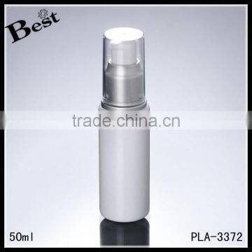 Cosmetic 2017 Hot New Products White Lotion 50ml Plastic Bottle With Pump Dispenser Silver Aluminum Pump Plastic Bottles photo-6