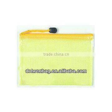 2014 Portable mesh pencil case for student to examination with mesh