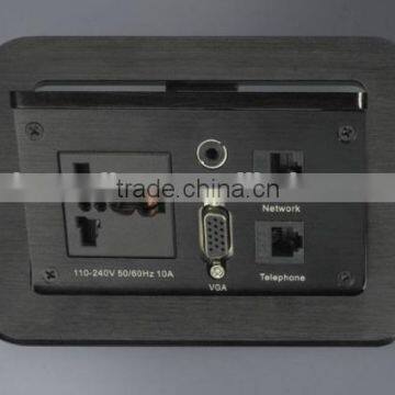 Air Support Desktop Electric Power Strip Socket With Usb Intereface