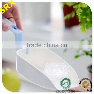 FAD & SGS Buffet party plastic folding ice scoops/customize square ice scoop/makde your own plastic food scoops