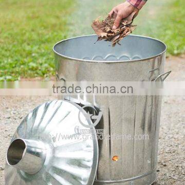 Incinerator 75L/90L/100L Galvanized Garden Incinerator photo-5