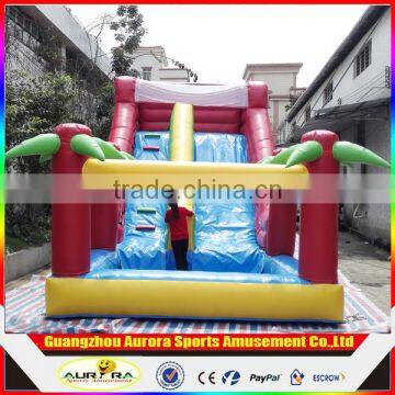 happy jumping giant inflatable water slide inflatble dry slide