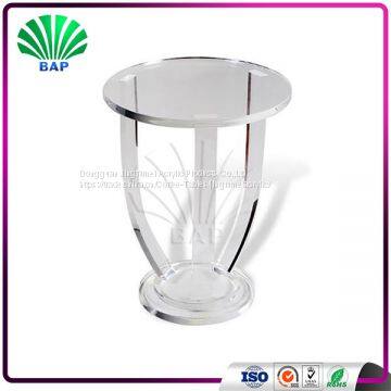 Luxury Acrylic Side Table Living Room Small Coffee Table Modern End Desk photo-2